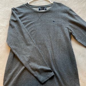 Penguin grey heather long sleeve shirt size medium